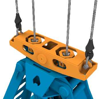 Nemag clamshell equaliser from above