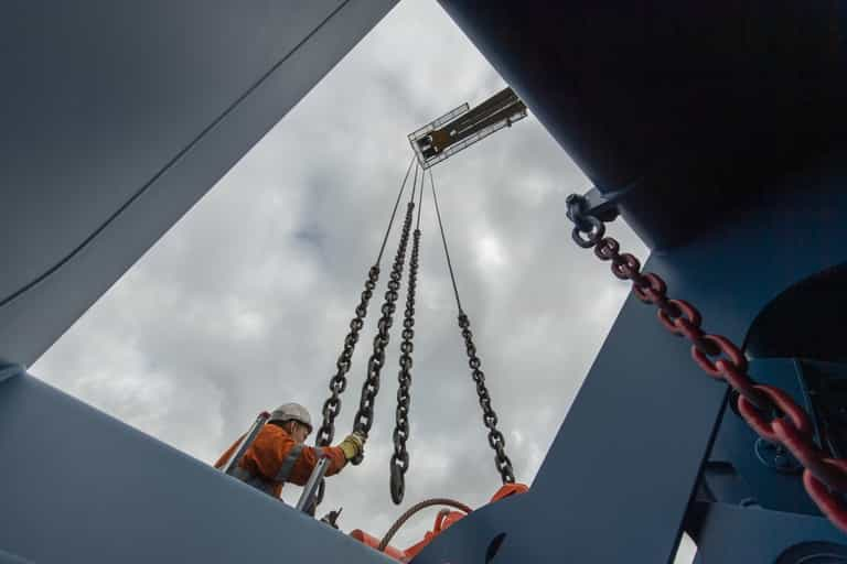 Four rope grab getting attached