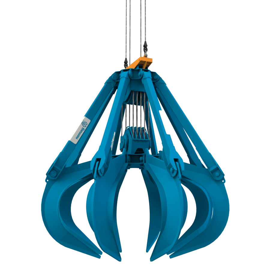 Orange peel grab render