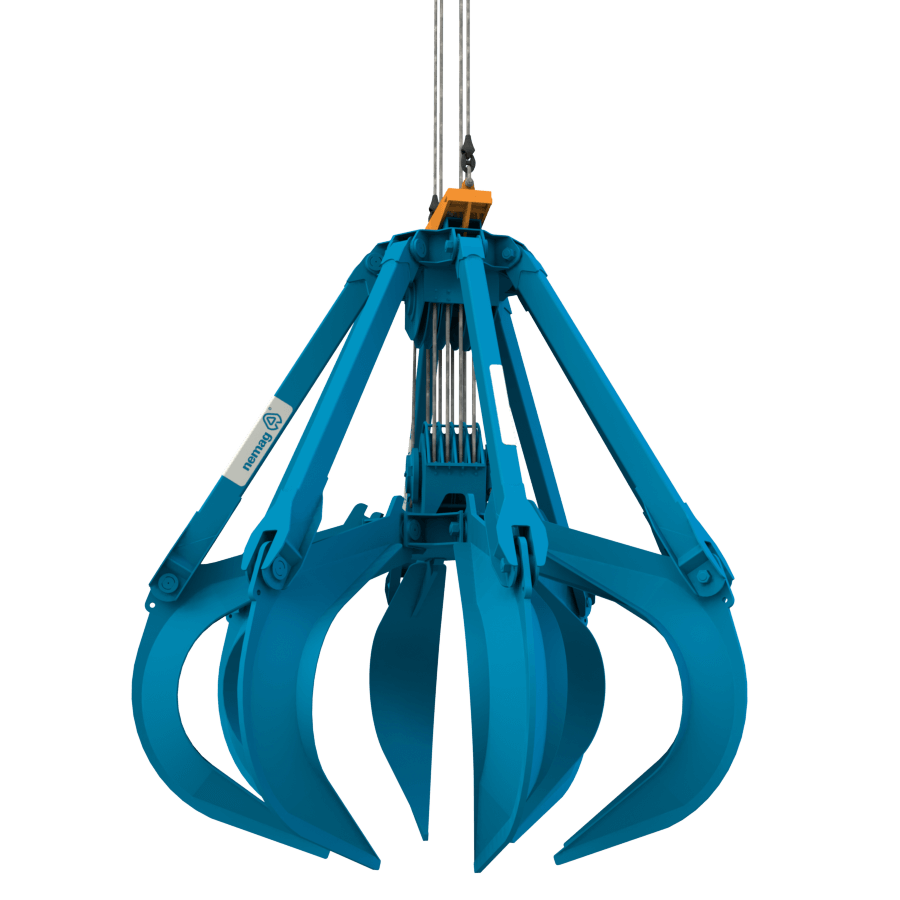 Orange peel grab render
